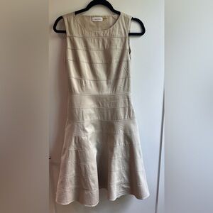 Calvin Klein Khaki Sleeveless Dress